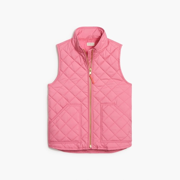 Crewcuts Hot Pink Quilted Puffer Vest, Kids XL - Picture 1 of 9